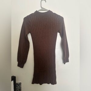 Abercrombie cable mockneck sweater dress girls
